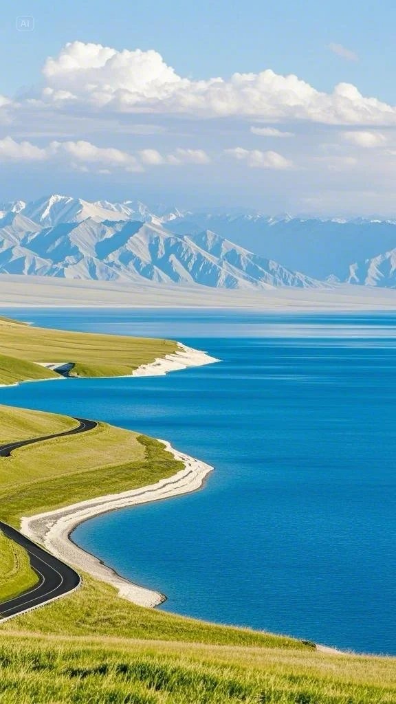 赛里木湖观景平台风景